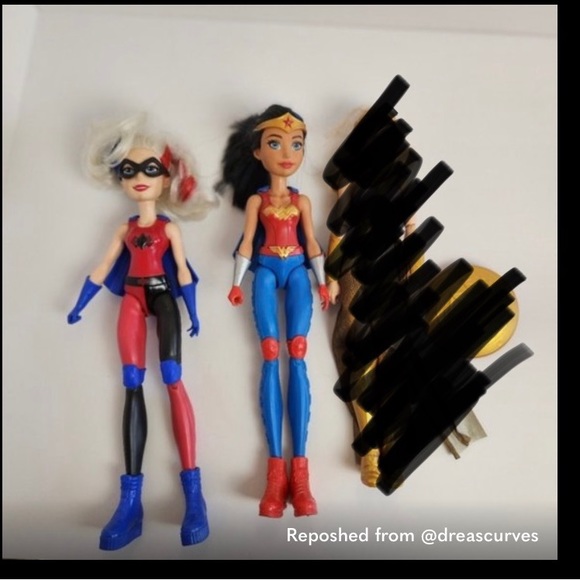 Wonder Woman DC Harley Quinn Hippolyta Barbie Doll Dolls Lot Superhero Girl - Picture 1 of 6